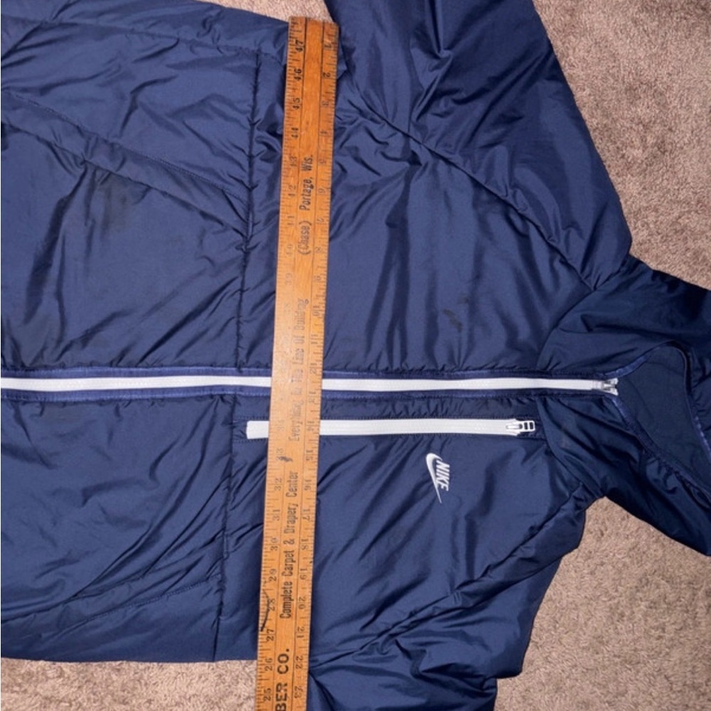 Nike Sportswear Therma-Fit Legacy Fleece Lined Hooded JacketNavy DD6857-410 M Ta - Picture 15 of 15